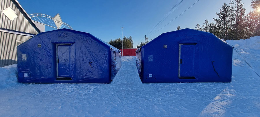 Палатка пневмокаркасная Фрегат ПКП Ф-29